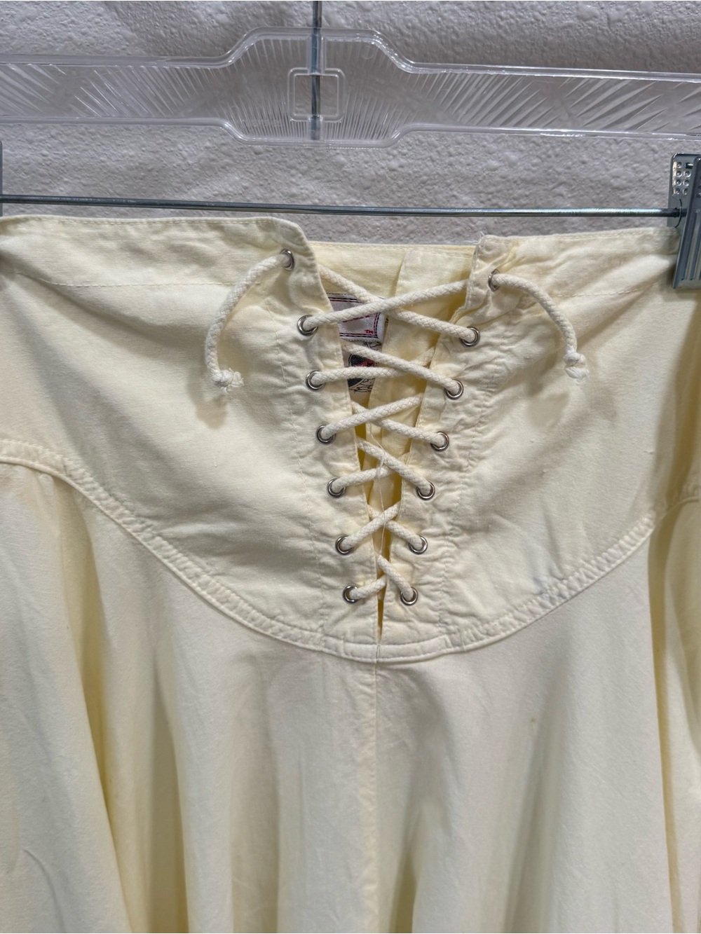 Vintage Oxygen Brand Lace-Up Vest/Skirt Sz L Victorian Romantic Coquette Corset - Picture 7 of 15